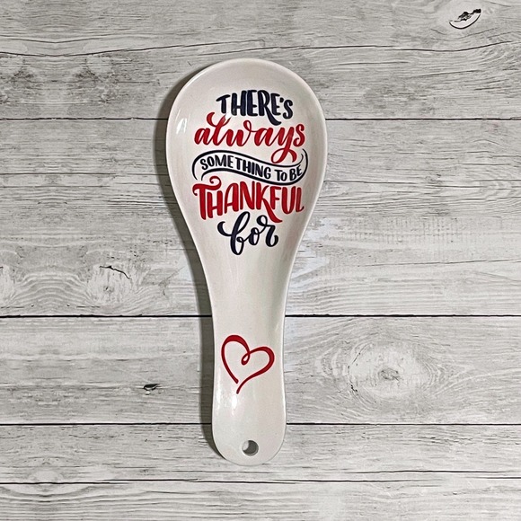 Farberware Other - Farberware Melamine Spoon Rest There is Always Something to be Thankful For